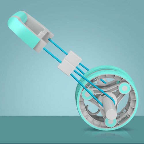 Victory Elite multifunctional abdominal muscle wheel for home gym, showing the workout wheel and handles in use.