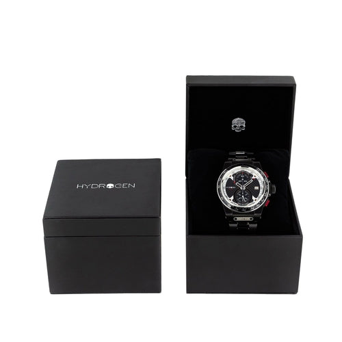 Victory Elite Otto Chrono All Black Bracelet featuring sleek black design and modern style, close-up view of the bracelet.