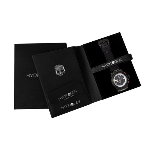 Victory Elite Otto Chrono All Black watch with black dial, stainless steel case, and sporty chronograph features.