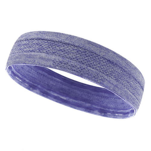 Victory Elite cardio cross-training headband in deep blue, designed to stay in place during workouts and absorb sweat.