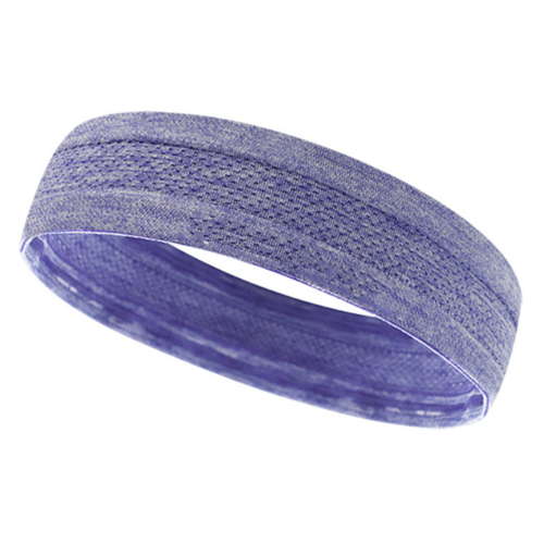 Victory Elite cardio cross-training headband in dark blue, moisture-wicking fabric with a comfortable fit for active workouts.
