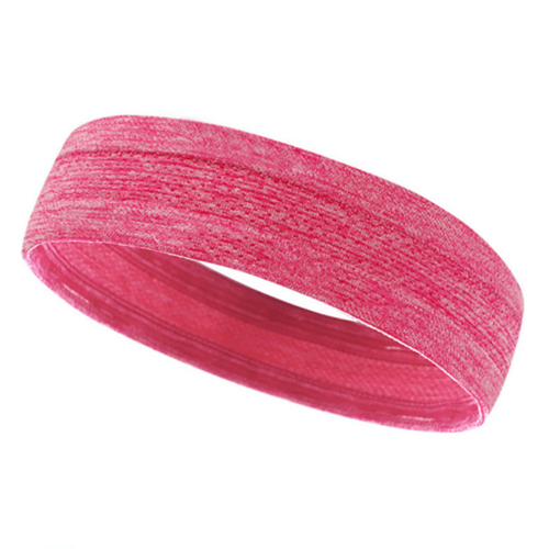 Pink Victory Elite Cardio Cross-Training Headband with moisture-wicking fabric and adjustable fit for workout comfort.