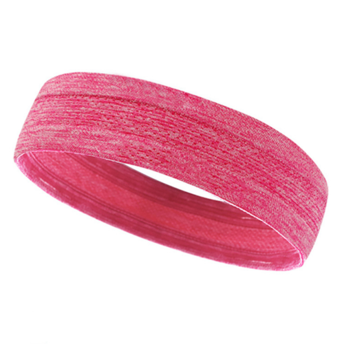Pink Victory Elite Cardio Cross-Training Headband with moisture-wicking fabric and comfortable fit for workout and fitness activities.