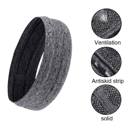 Victory Elite cardio cross-training headband, moisture-wicking fabric with a snug fit, designed for active workouts and running.