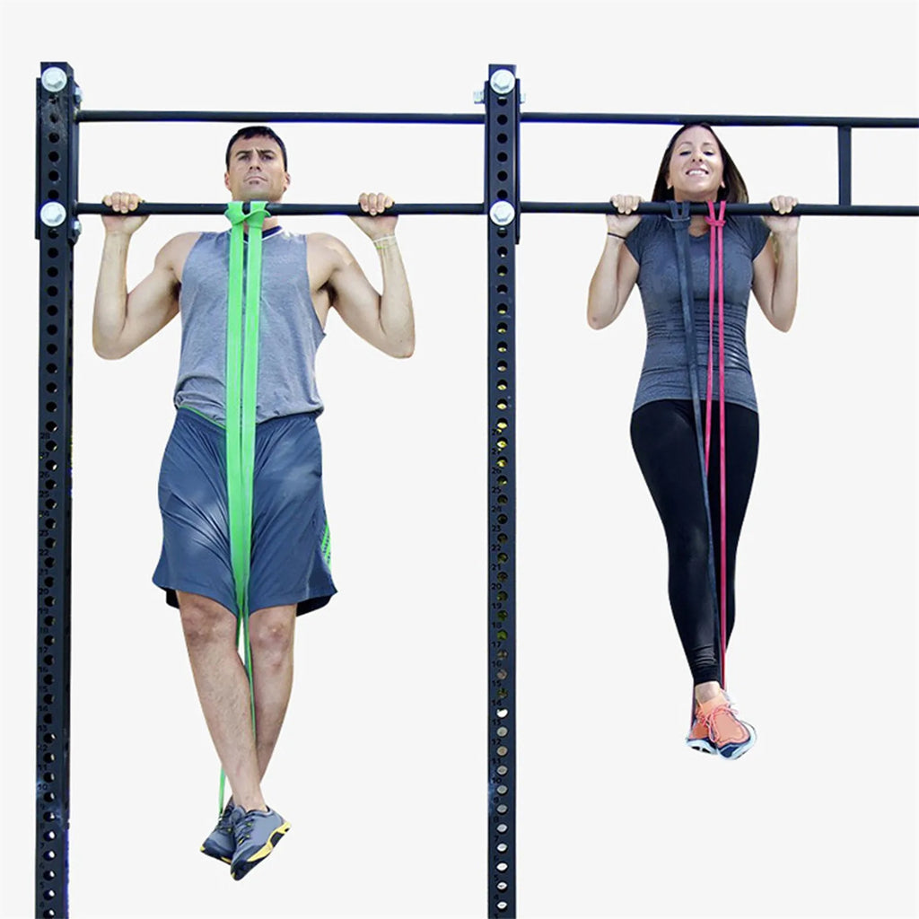 Victory Elite resistance bands, elastic workout rubber loops for strength training, gym fitness, and versatile exercise equipment.