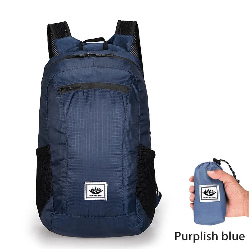 Outdoor Hiking Bag Lightweight Portable Backpack Ultralight Pack Waterproof Hiking Travelling Cycling Outdoor Climbing
