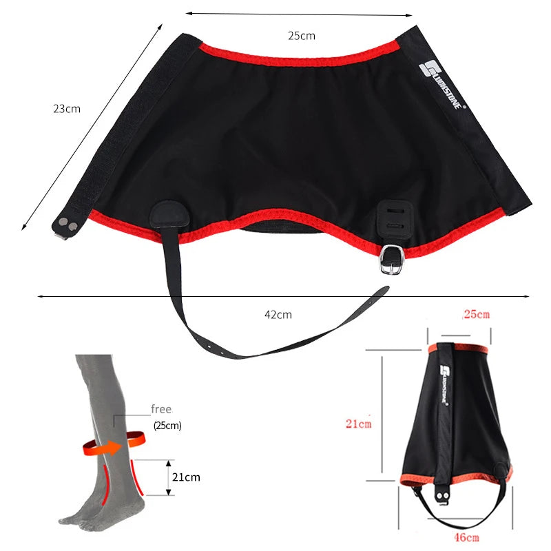 Trail Running Gaiters Low Snow Hiking Gaiters Ankle Gaiters For Hiking Boots Elastic Outdoor Gaiters For Camping Trekking