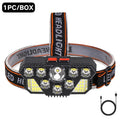 Victory Elite 8 safety lights with multi-angle adjustment and bright illumination for hiking safety and visibility.