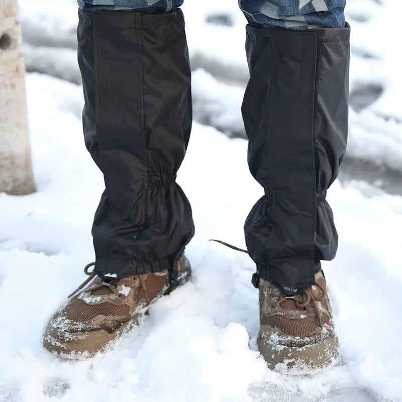 Outdoor Travel Leg Warmers Hiking Leg Gaiter Waterproof Legging Shoes Hunt Climbing Camping Winter Tourist Snow Foot Cover