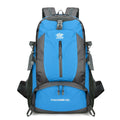 Victory Elite 50L outdoor hiking backpack with large capacity, double shoulder straps, suitable for mountain climbing and camping.