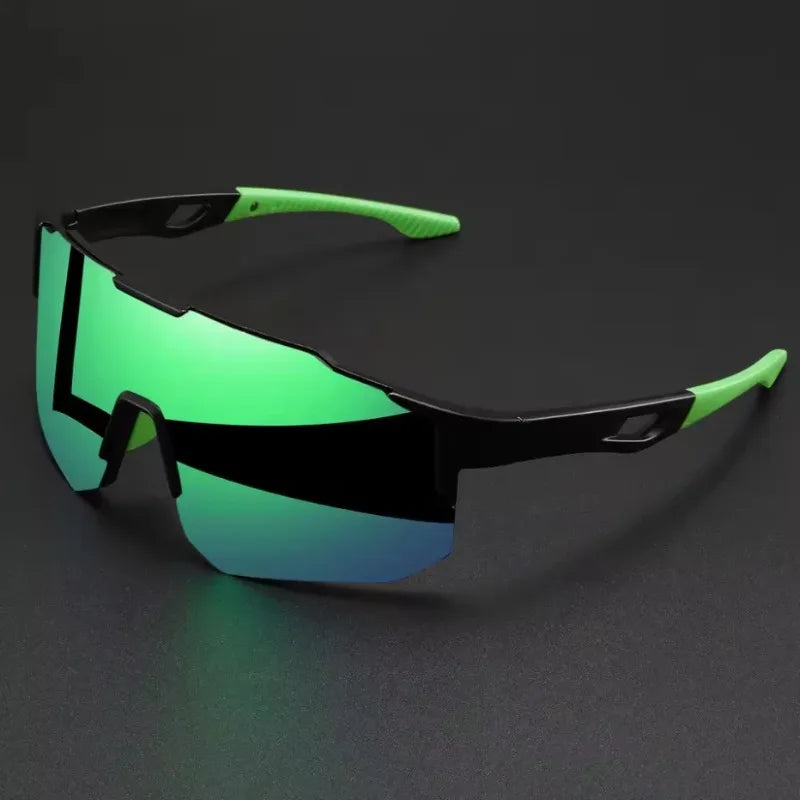 Victory Elite outdoor cycling sports glasses with high-definition lenses, UV protection, suitable for hiking and running activities.
