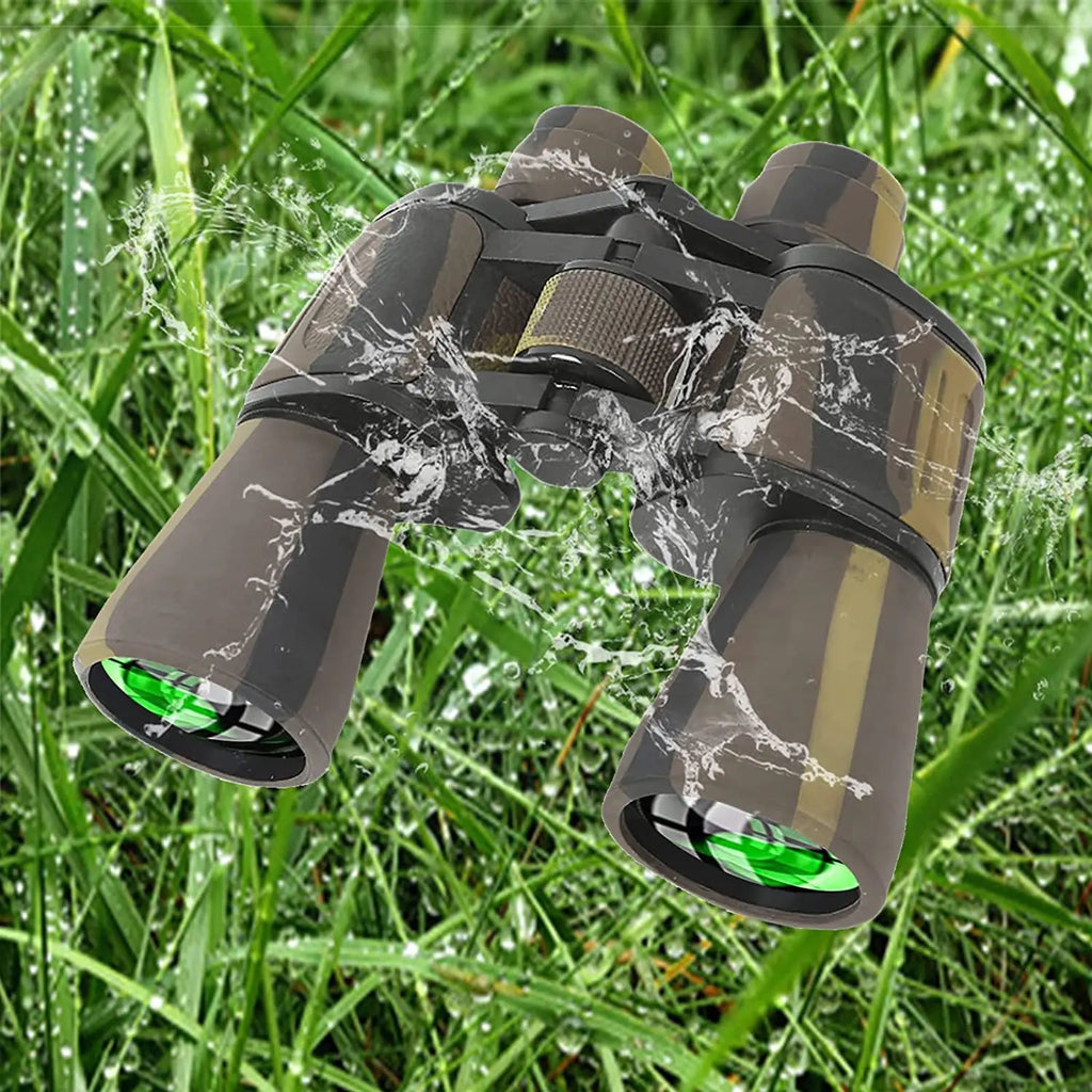 Victory Elite 20x50 waterproof binoculars with high-definition, low-light night vision for hunting, stargazing, and outdoor travel.