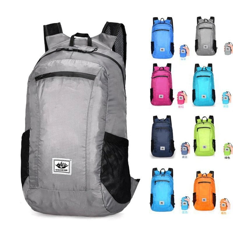 Outdoor Hiking Bag Lightweight Portable Backpack Ultralight Pack Waterproof Hiking Travelling Cycling Outdoor Climbing