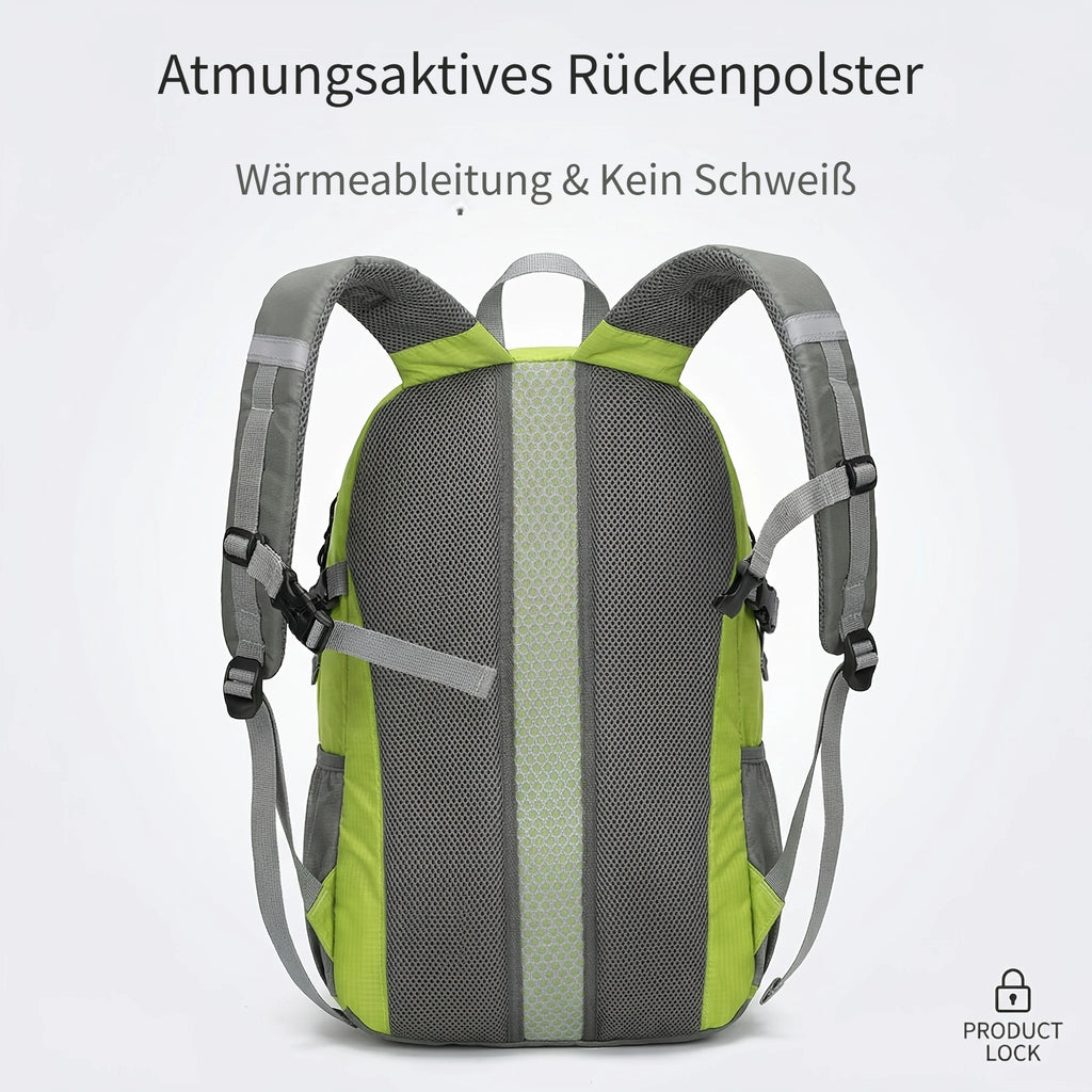 Victory Elite outdoor sports backpack with multiple compartments, adjustable straps, and durable design for hiking and camping trips.