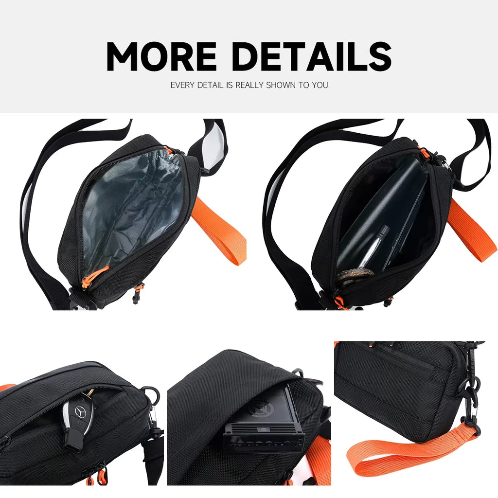 Victory Elite outdoor hiking backpack with expandable chest bag, lightweight design, suitable for men and women, with hiking gear included.