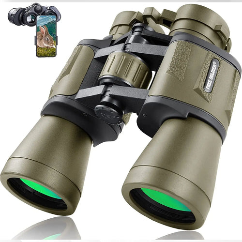 Victory Elite 20x50 waterproof binoculars with high-definition low-light night vision for travel, hunting, and stargazing.