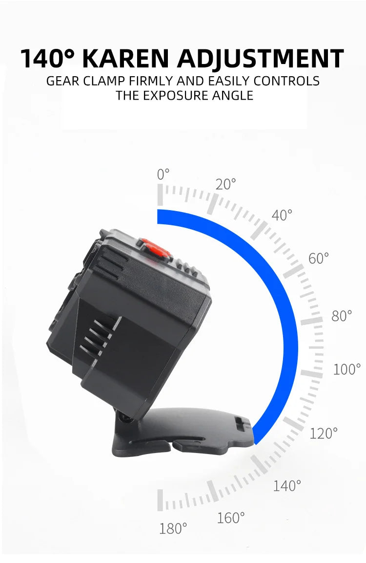 Victory Elite safety lights set with 8 adjustable hiking lights, versatile angles, and bright illumination for outdoor safety.