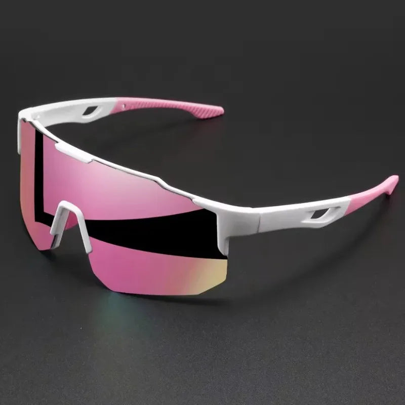 Victory Elite outdoor cycling sports glasses with high-definition lenses, UV protection, and a sporty design for hiking and running.