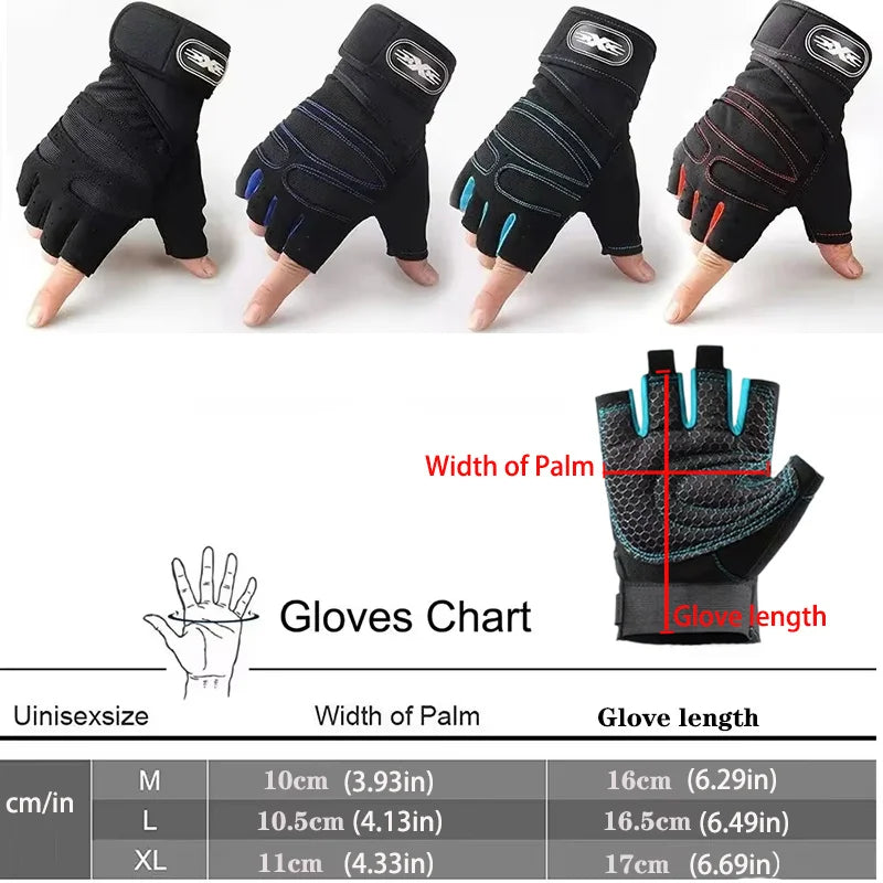 Victory Elite gym gloves for men and women, shockproof weight lifting and cycling training gloves with wrist support.