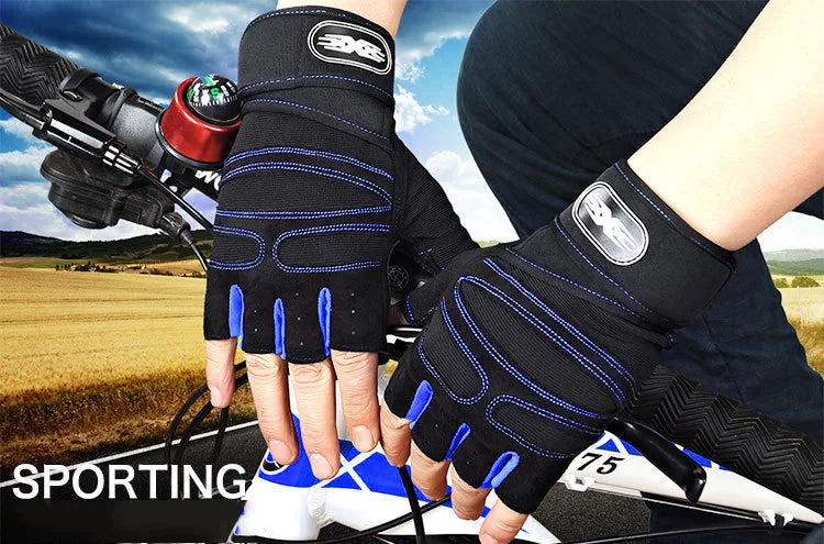 Victory Elite gym gloves for men and women, shockproof weightlifting and cycling gloves with wrist support for fitness training.
