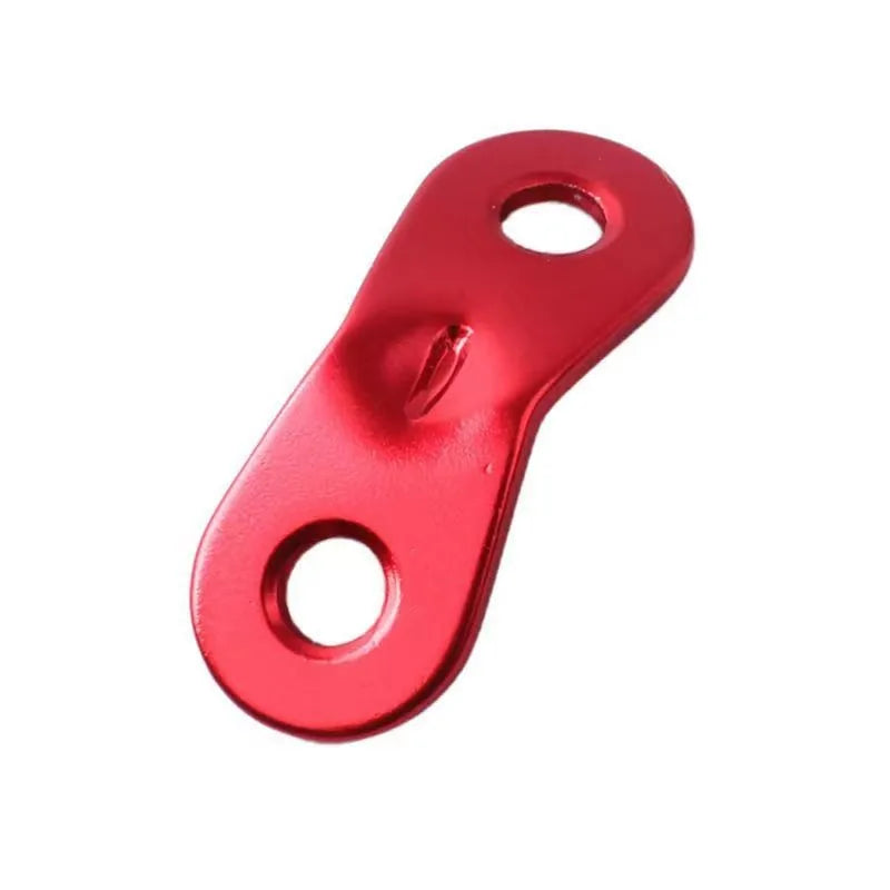 Set of 10 Victory Elite aluminum tent rope buckles, adjustable sliding tent cord fasteners for windproof canopy support.