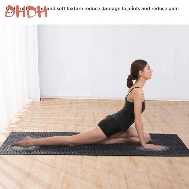 Victory Elite gym floor mat for home workouts, anti-slip rubber exercise mat with interlocking design for weightlifting and yoga.