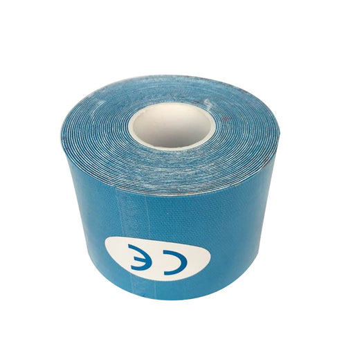 Victory Elite athletic tape for pain relief and injury recovery, showing the elastic, flexible sports tape on a sports injury site.