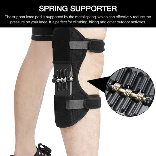 Victory Elite joint support knee pads featuring breathable fabric and knee booster for enhanced stability and comfort during activity.