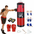 Victory Elite Boxing Trainer fitness punching bag set with gloves and stand for boxing workouts and training.