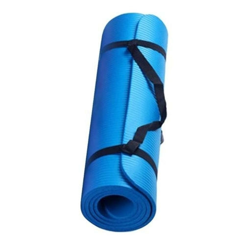 Victory Elite large slip-resistant yoga fitness mat laid flat, showcasing its textured surface and durable material for workout stability.