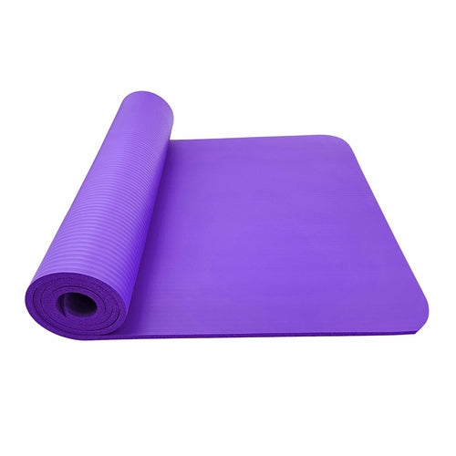 Victory Elite large size slip-resistant yoga fitness mat laid flat, showcasing its textured surface and durable material for exercise.